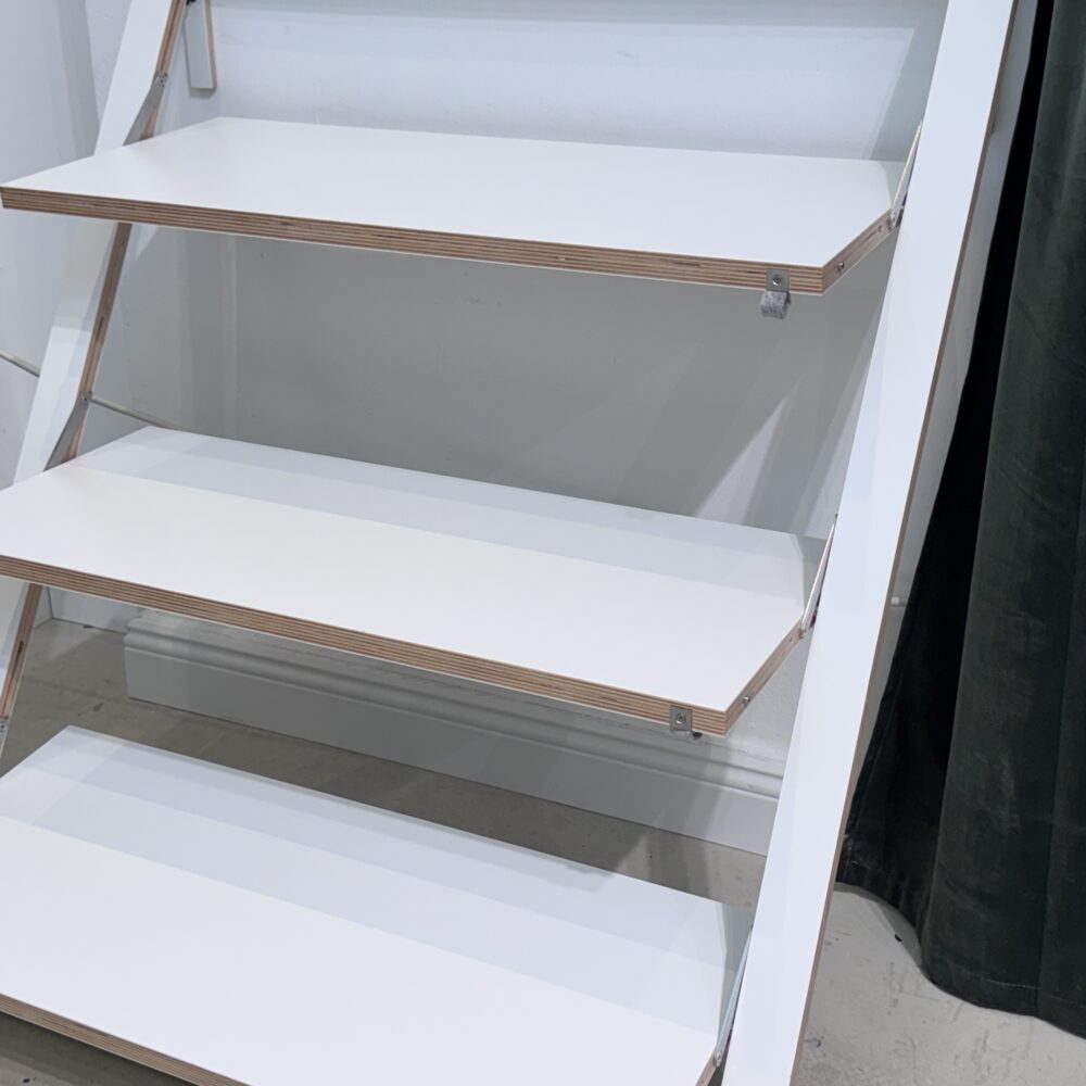 Fläpps White Freestanding Folding Shelving Unit 80x100-3 – Second-Chance Item - Image 12