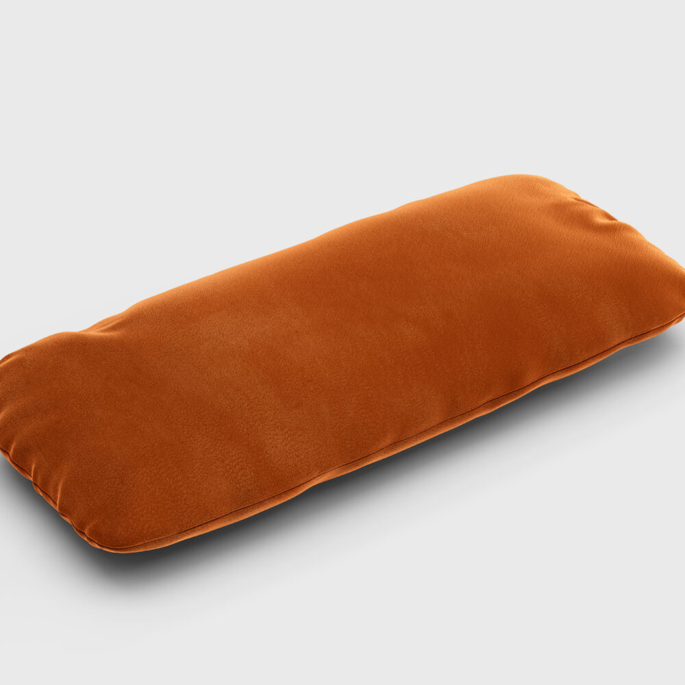 Curt artículo de exposición – sofá modular con cojín en Barcelona Russet (rojo) y Jet 9110 (gris / beige) – 7 módulos - Imagen 9