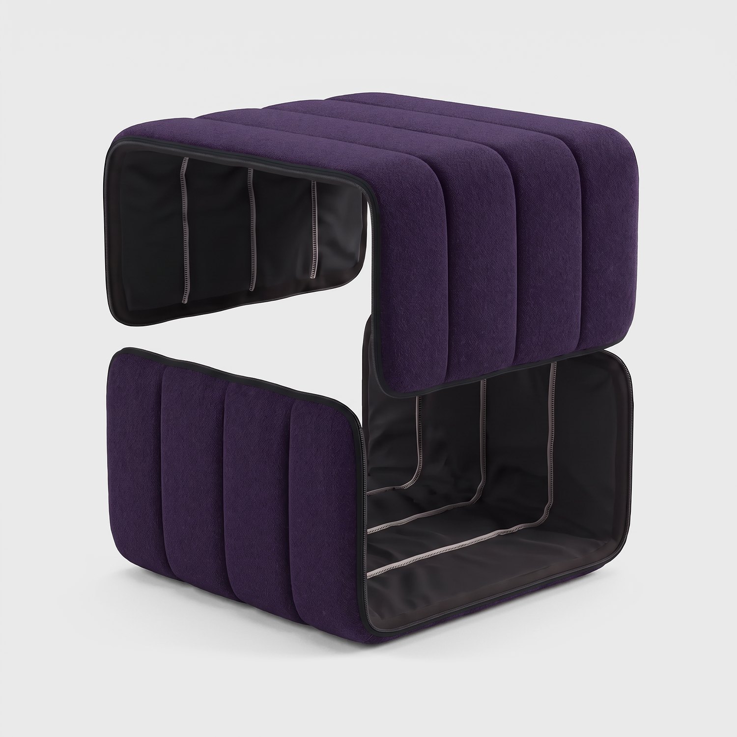 Curt Cover Jet 9607 (blue / purple) – replacement cover for the Curt module, two parts with zip