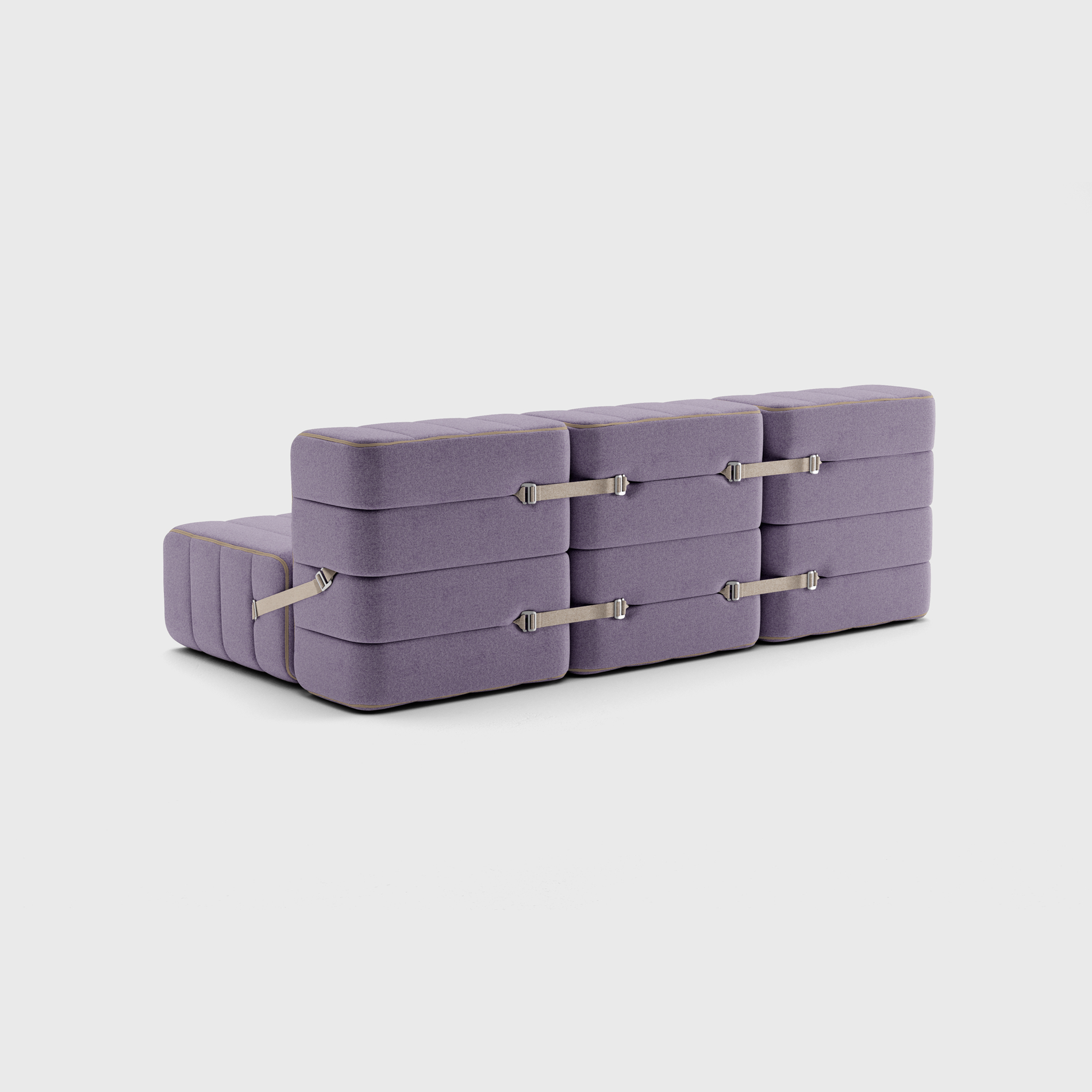 Curt Set 6 Modules – Fabric Dama – Curt Modular Sofa System -