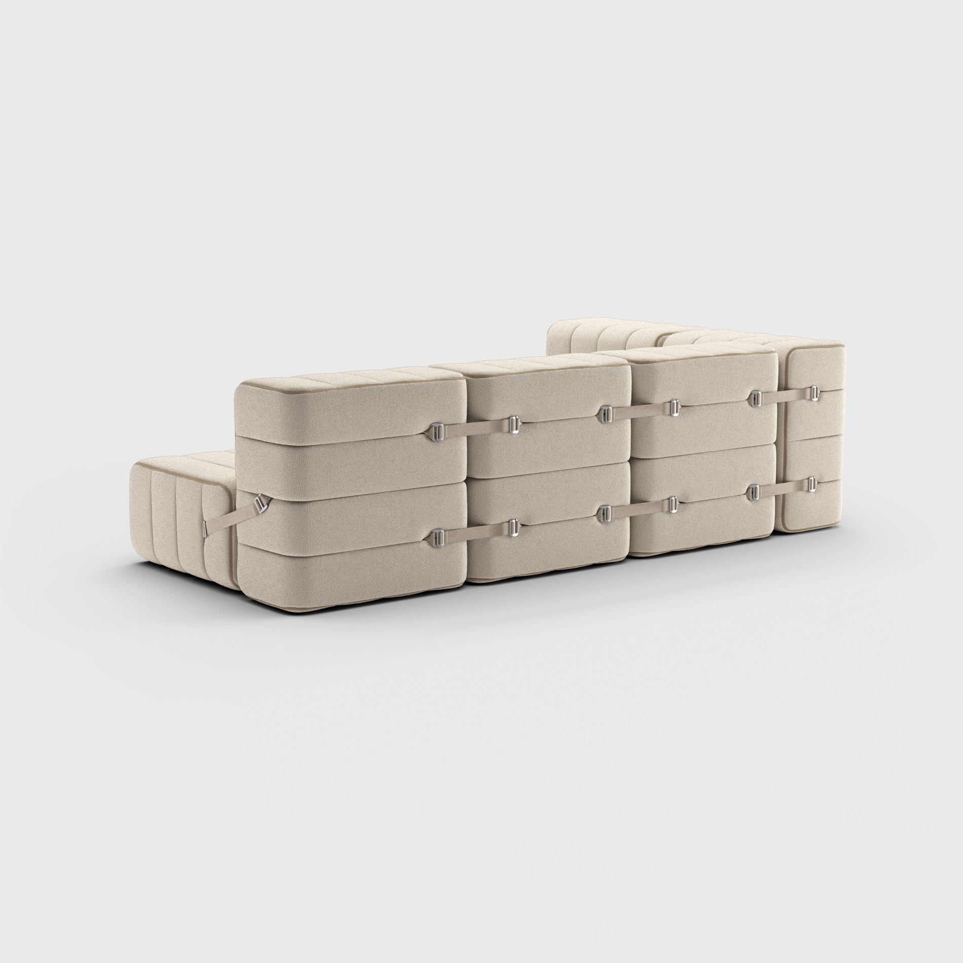 9 Modules – Sofa – Sera - Modular System Fabric Set Curt Curt