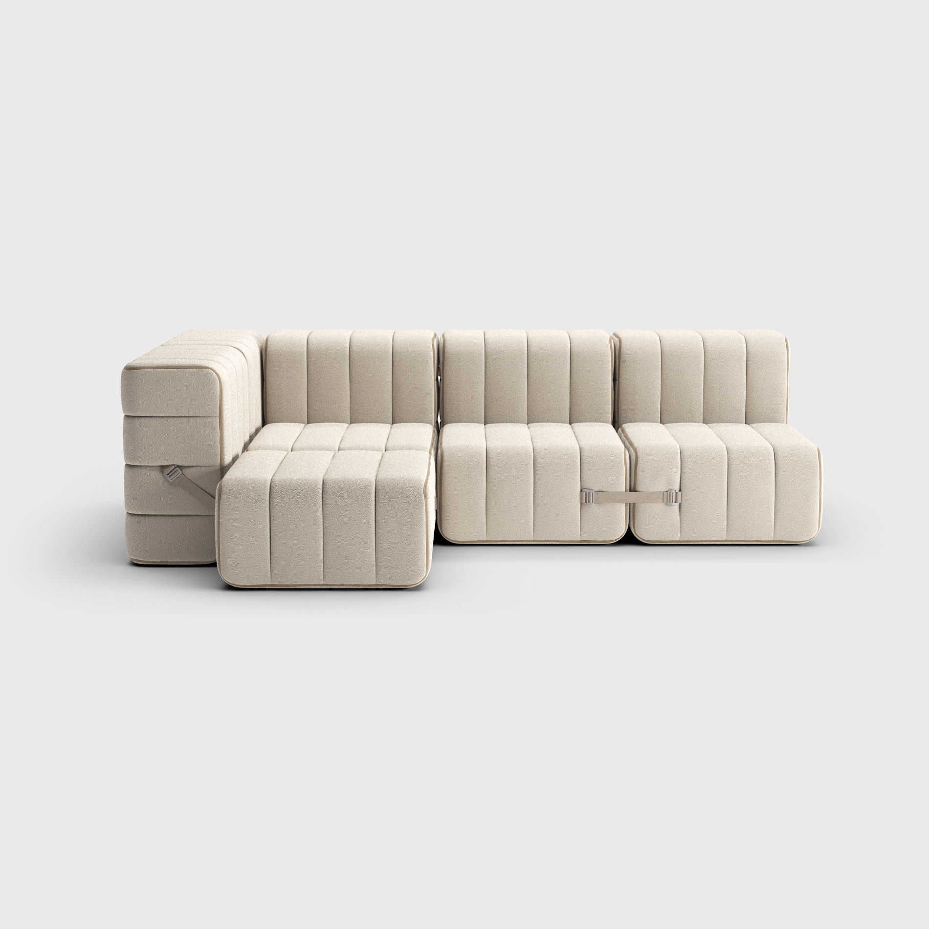 Curt Set 9 Modules – Fabric Curt – Sera - Modular System Sofa