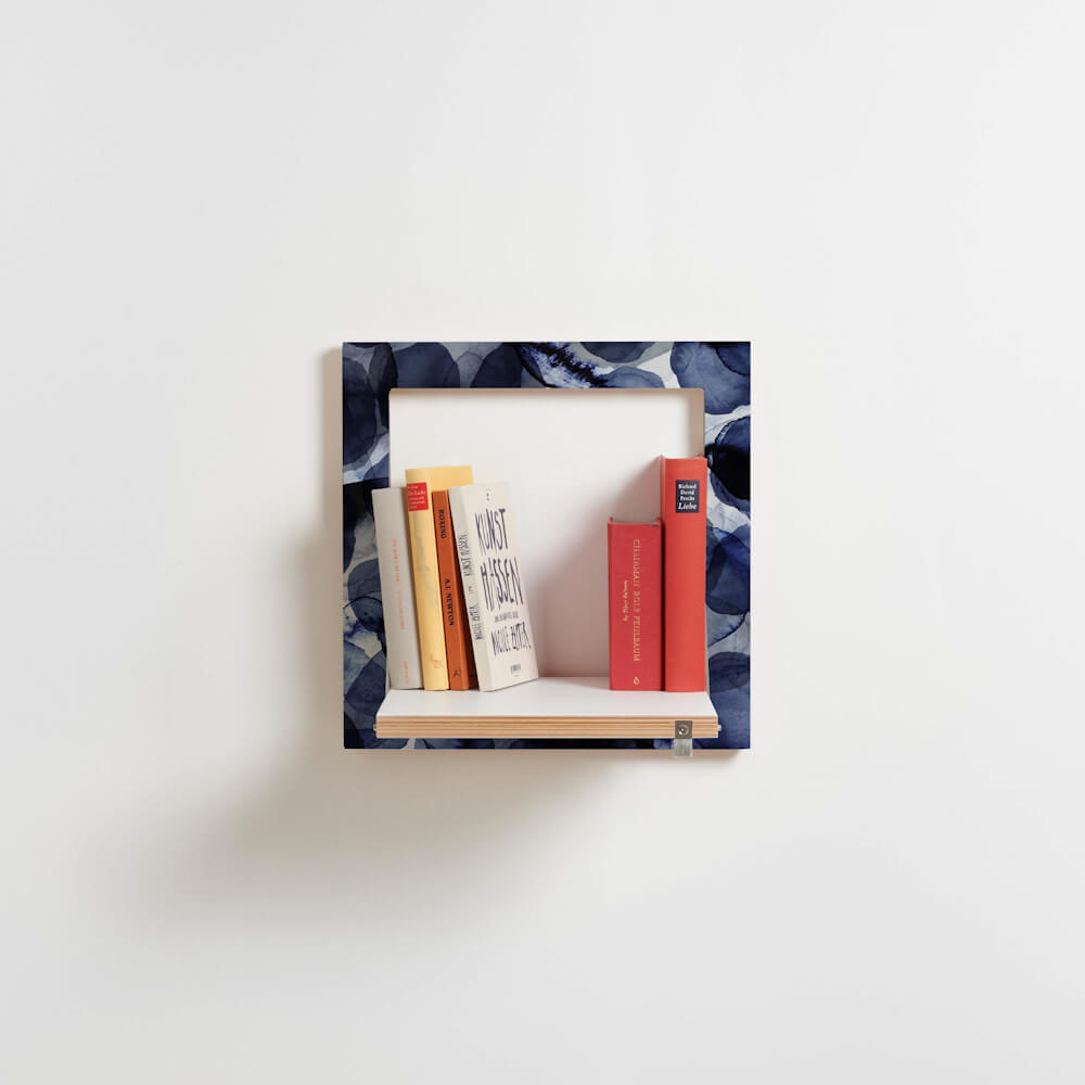Estantería plegable de pared 40×40-1 Bubbles Indigo, Pattern Studio – detalle 4