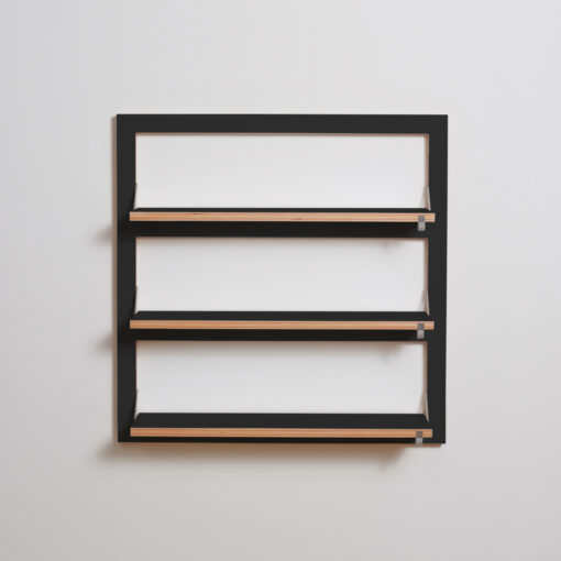 Fläpps Shelf 80x80-3 – Black